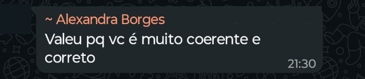 Depoimento de participante